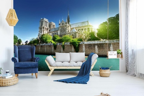 Vlies Fototapete - Notre Dame 375 x 250 cm